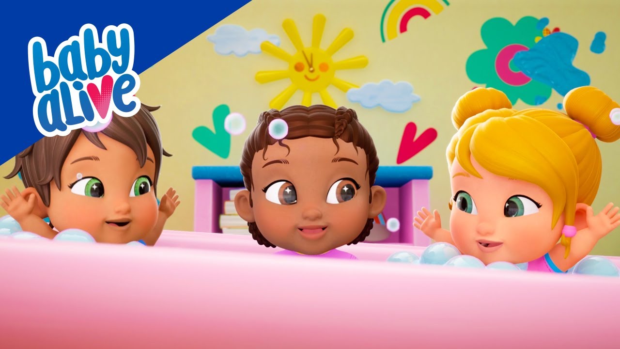 Baby Alive em Português Brasil💦Boneca Boo Boo👶🏽Desenhos Animados  Infantil 💕 