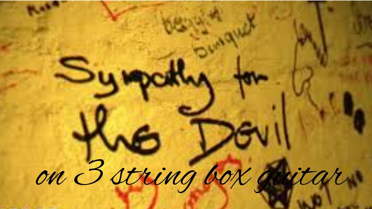 How to play SYMPATHY FOR THE DEVILon 3 string box guitar