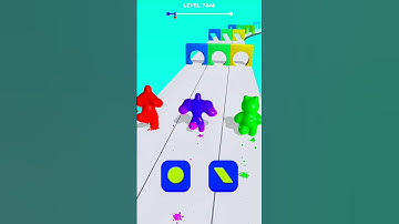 Blob Shifter 3D Level-7444 best cool game ever 💘🎊 #gaming #games #trending #funny #shorts