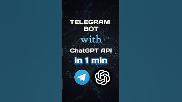 Build Telegram Bot with ChatGPT API in 1 minute #telegrambot #chatgptapi #chatgpt #apikey