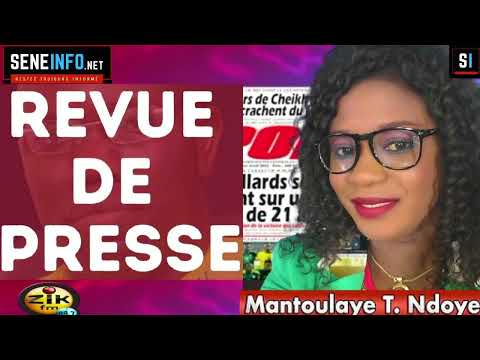 Revue De Presse (Wolof) Zik Fm - Vendredi 19 Mai 2023 - Mantoulaye Thioub Ndoye