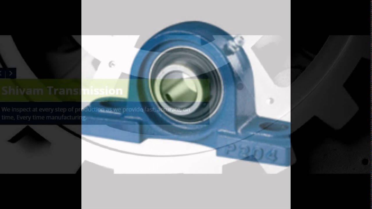 Pillow Block Bearing Manufacturer in India at Shivam Transmission YouTube