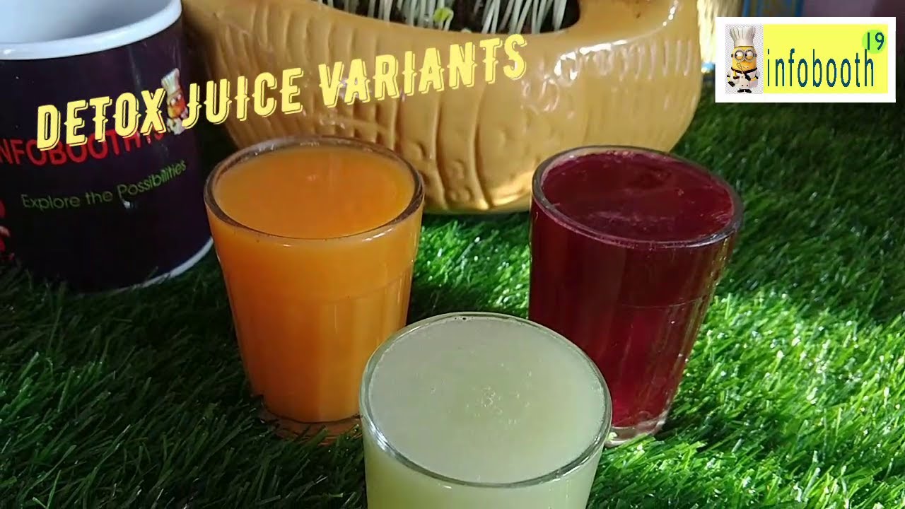 Detox juice in 5 minutes - YouTube