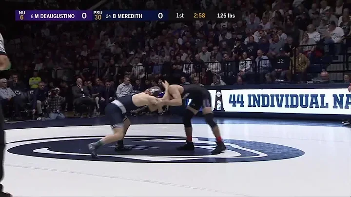 125 LBS: #8 Michael DeAugustino (Northwestern) vs....