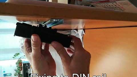 Owasys owa450 DIN Rail Mounting Tutorial