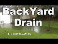 DIYer's Solve Backyard Water Flood