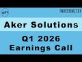 Aker Solutions Q1 2026 Earnings Call | EPS Beats At NOK 1.31 As Order Backlog Hits Record NOK 80B