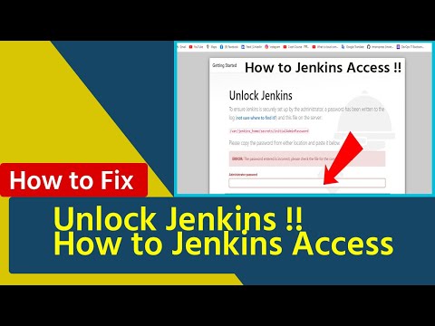 How to getting jenkins login password || Fix Unlock Jenkins