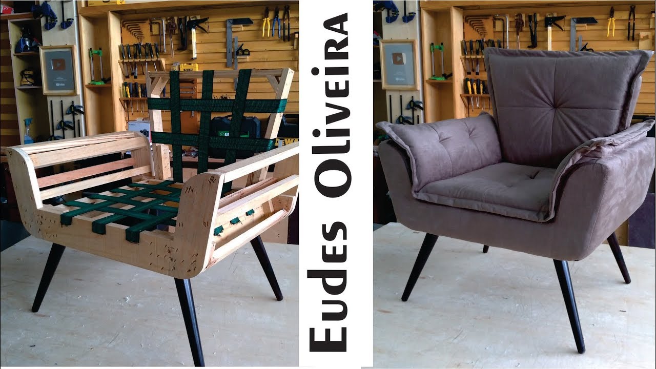 Poltrona com pé palito