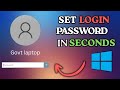 How to set password in any laptop |Set password in windows 10 |Simple| @TechieDeva1|Do it yourself