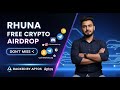 Free Crypto Alert 🚀 RHUNA Airdrop Live | $2M Funded Project | Join Early!