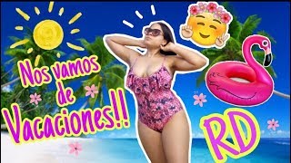 VACACIONES en la PLAYA! 👙|Vacation☀️[BIKINI SOL] 🌴VERANO 2018 RD| Expectativa /GEORGINA ROSARIO 🖤