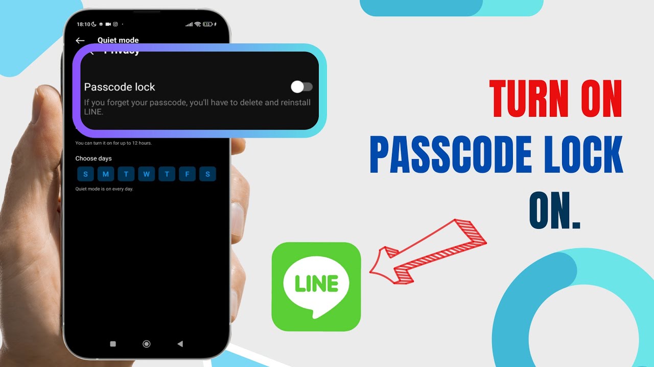 Turn On Passcode Lock On Line. |Technologyglance