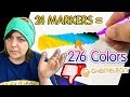 CAN CHEAP MARKERS CREATE GRADIENTS? Testing out Chameleon's Blendy Pens SaltEcrafter #70