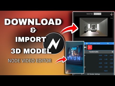 OBJ File Ko Node Video Me Convert Aur Use Kare | Full Method