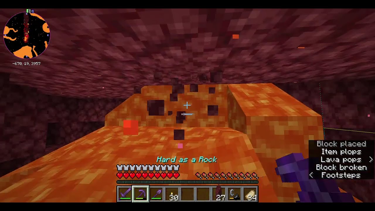 draining a lavafall to look like it wasnt there