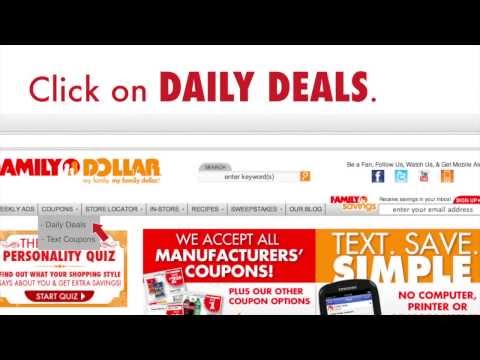 Daily Deals – Printed Coupon