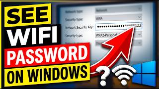 How to Find Saved WiFi Password in windows 10/11 screenshot 4
