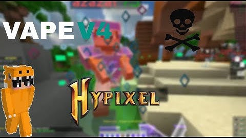 Blatant cheating on Hypixel with Vape v4 (kinda)
