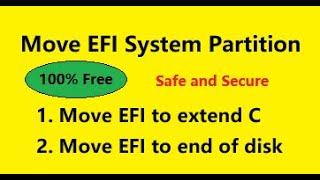 Move EFI Partition to Extend C or End of Disk | FREE Tool for Windows 11/10 (IM-Magic)