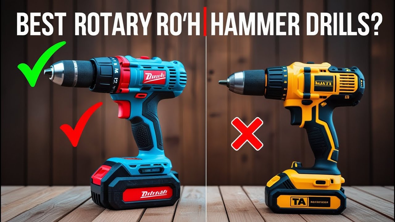 TOP 5 BEST Rotary Hammer Drills on 2025 - YouTube