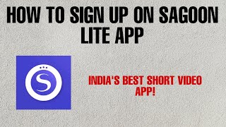 How To Sing Up On Sagoon Lite App || Sign In On Sagoon Lite app 2020 screenshot 5
