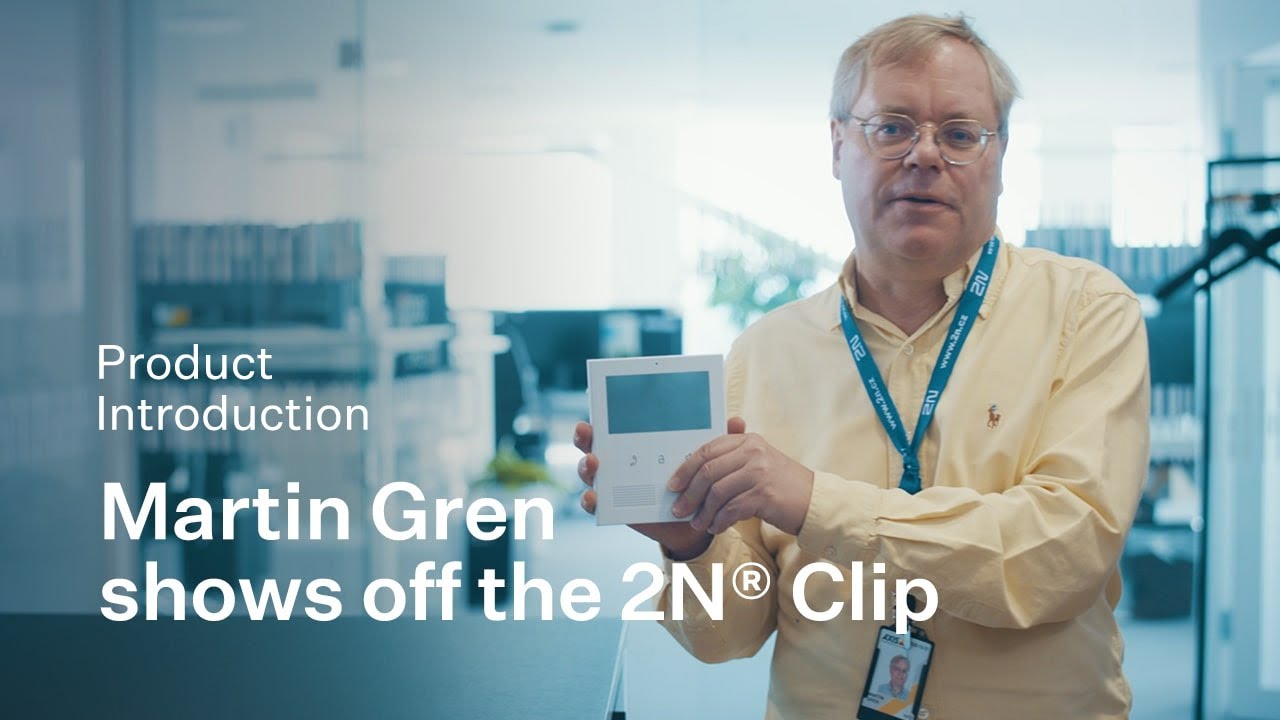 Martin Gren loves the 2N Clip indoor station 👌