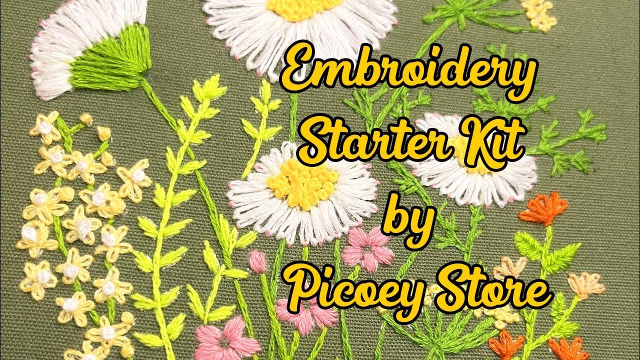 Embroidery Starter Kit by Picoey Store YouTube