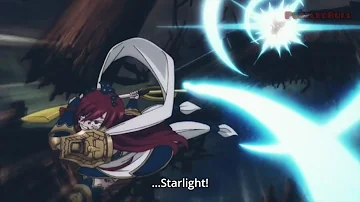 Fairy Tail - Final Fight Ajeel vs Erza & Bisca Epic Jupiter Shot English Subbed 1080p