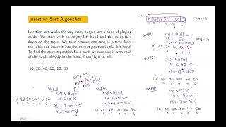 Lecture 8 - Part 1: Insertion Sort