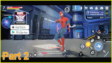 Marvel Future Revolution Gameplay (Android iOS) Part 2 Spiderman  Spider man games for mobile