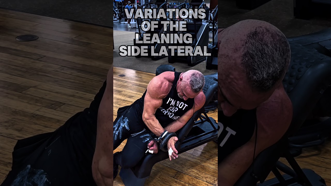 VARIATIONS OF THE LEANING SIDE LATERAL #shoulders #workout #motivation #workouttips #pump