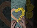 DlY Heart Shape Wall Decor  #craft