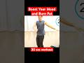 Boost Your Mood and Burn Fat with a 30-Second Workout #shorts #homeworkout #cardio