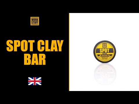 Глина для очищення кузову Work Stuff Spot Clay Bar 100 гр, видео 1