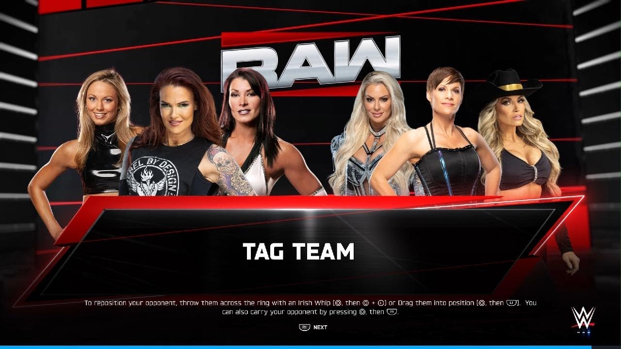 WWE 2K25 Lita, Stacy Keibler, Victoria vs Molly Holly, Maryse, Trish Stratus