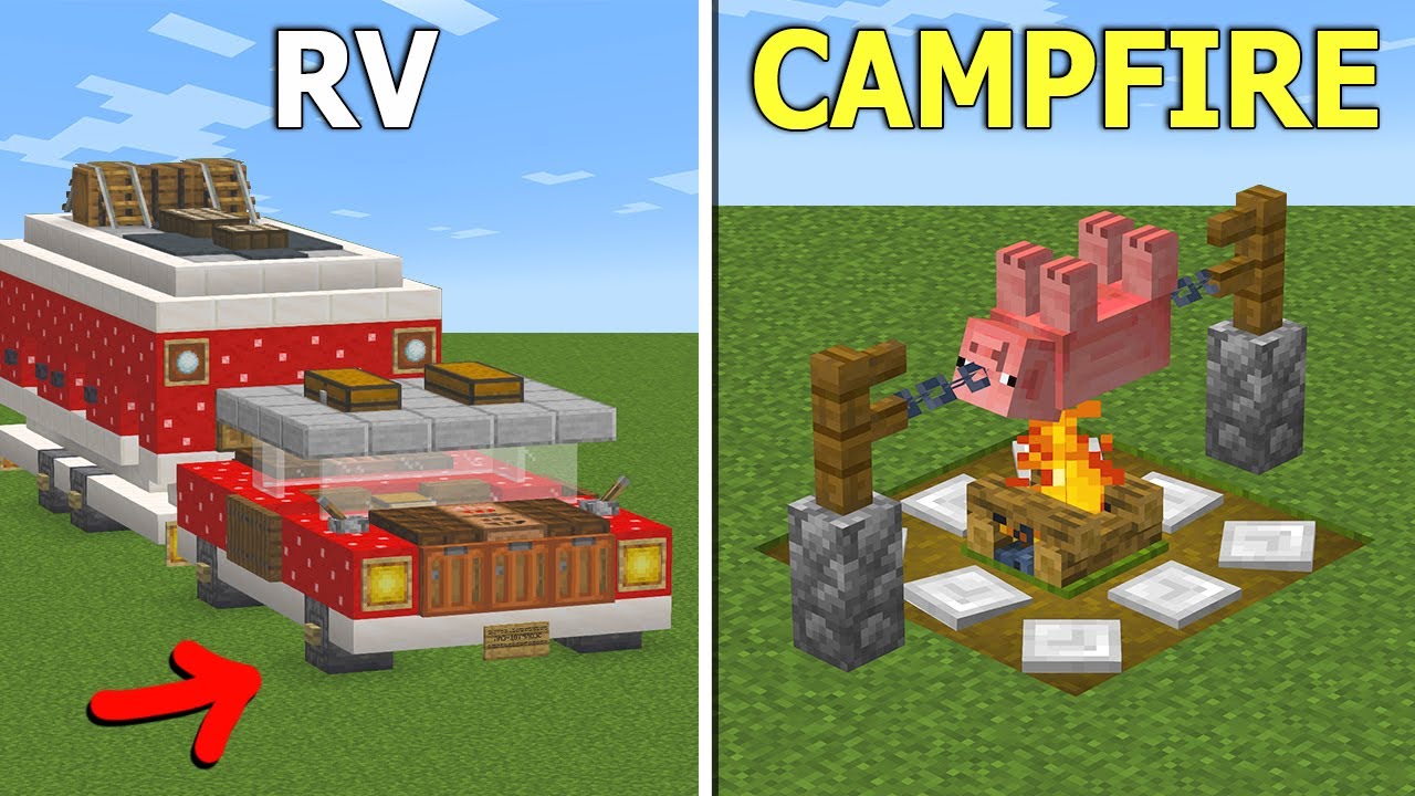 The BEST RV Build Hacks in Minecraft! (simple) - YouTube