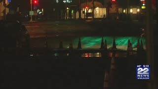 Northampton BPW crews repair a main water break on King Street