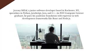 Jeremy Millul - A NYC-Based Software Developer