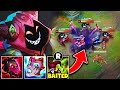 Pink ward with the cleanest shaco bait youll ever see perfect clone bomb