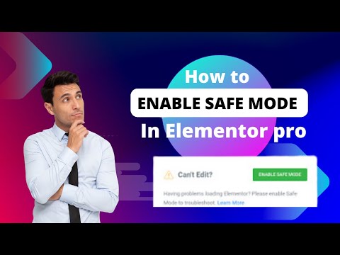 How To Enable Safe Mode In Elementor Pro | Elementor safe mode problem