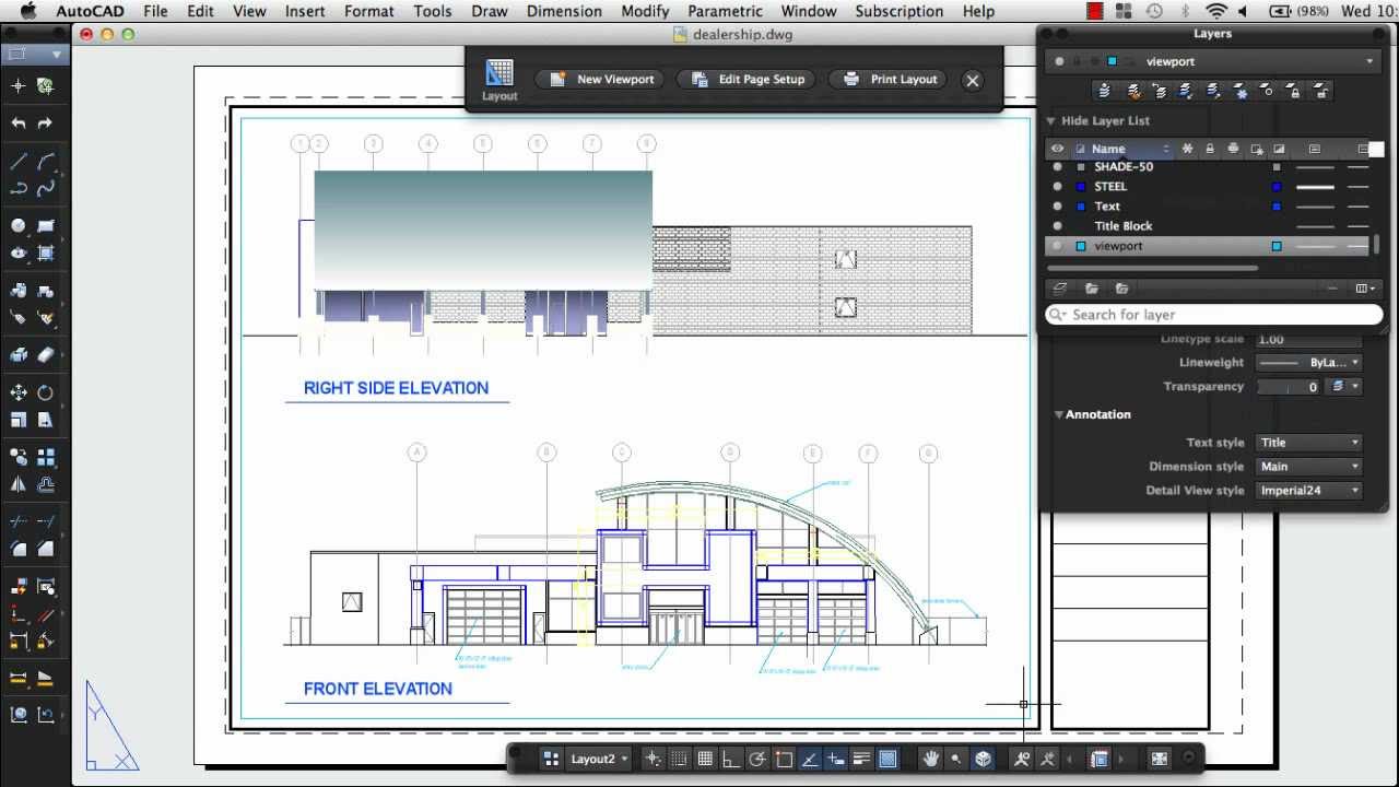 Print a Drawing Layout AutoCAD 2013 for Mac YouTube