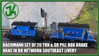Bachmann bargain brake van set in Network South East blue - Unboxing and Review