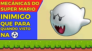 Enemy that stops when seen (The Boo Ghost) | Super Mario Bros. mechanics in Unity 2D