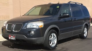 2008 Pontiac Montana SV6 - Extended Wheelbase, Alloy Wheels, DVD Entertainment System 2008 Pontiac Montana For Sale