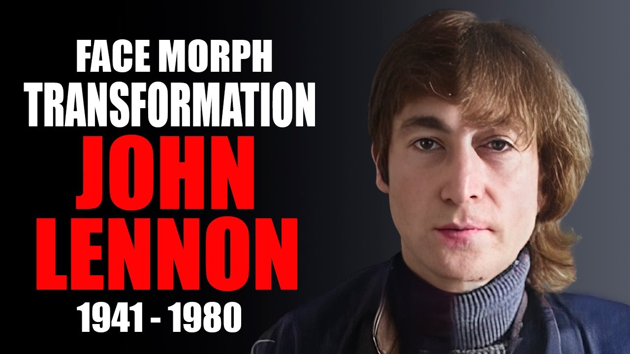 Джон Леннон — Трансформация (Face Morph Evolution 1941–1980)