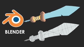 Blender 2.8 | Low-Poly Sword | Tutorial