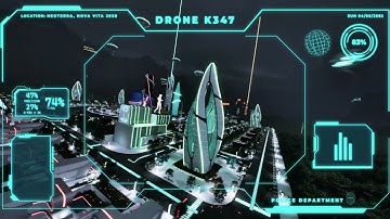 Nova Vita: Aerial Drone Tour | Unreal Engine Sci-Fi world concept
