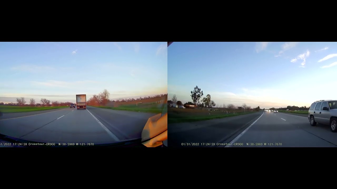 Dash Cam - Almost got rear ended in the butt - YouTube