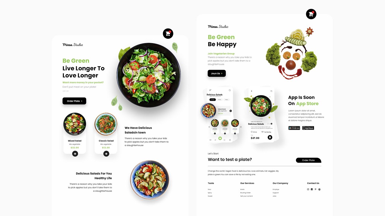 Be Green Website 🥬 (UX UI Design) - YouTube